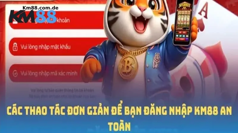 3 bước hướng dẫn đăng nhập KM88 trên điện thoại