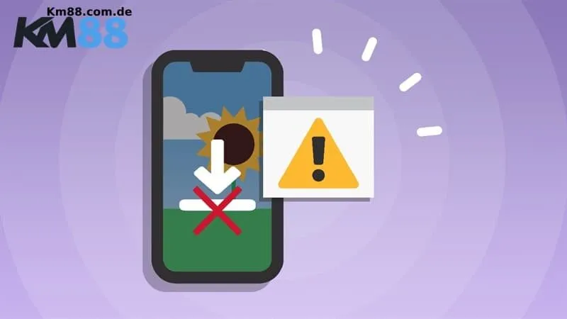 Lưu ý khi tải app KM88
